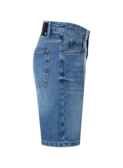 Strellson Jeansshorts, Regular Fit, Bio Baumwolle-Hanf, Blau -Milestone Shop 413796 norm3