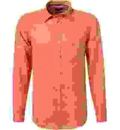 FYNCH-HATTON Hemd, Reines Leinen, Orange -Milestone Shop 414261 norm 1
