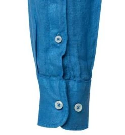 FYNCH-HATTON Hemd, Reines Leinen, Blau -Milestone Shop 414262 norm2