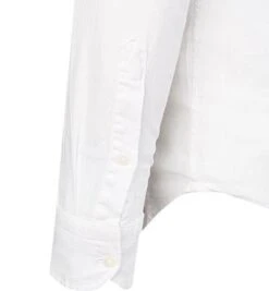 Hemd, Regular Fit, Reines Leinen, Weiß Meliert -Milestone Shop 414589 norm2