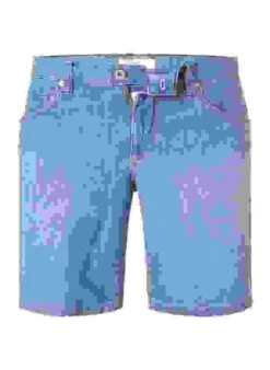 BRAX Jeansshorts, Regular Fit, Bio Baumwolle T400®, Blau -Milestone Shop 414837 norm 1