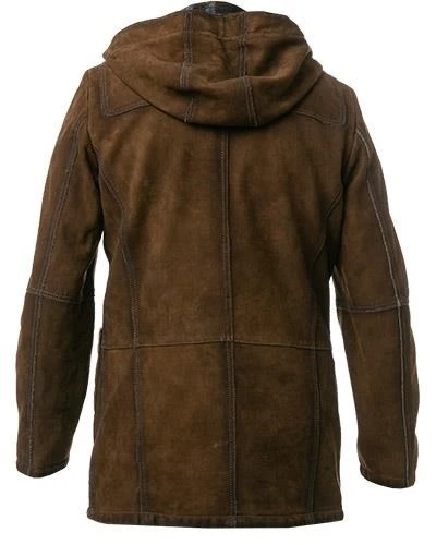 MILESTONE Lederjacke MS Nino, Ziegenvelours, Cognac 5 MILESTONE Lederjacke MS Nino, Ziegenvelours, Cognac – Bild 3