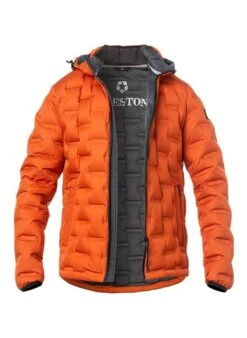 MILESTONE Daunenjacke MS Brayden, Mikrofaser, Orange