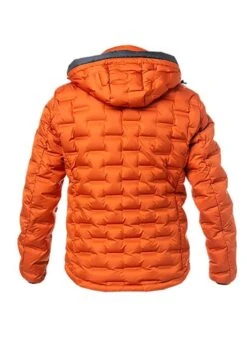 MILESTONE Daunenjacke MS Brayden, Mikrofaser, Orange -Milestone Shop 415105 norm2