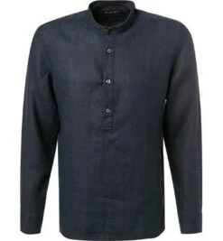 Marc O'Polo Hemd, Regular Fit, Reines Leinen, Navy