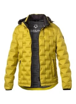 MILESTONE Daunenjacke MS Brayden, Mikrofaser, Gelb