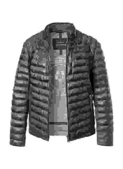 MILESTONE Lederjacke MS-Malik, Lammnappa, Blaugrün -Milestone Shop 415252 norm 1