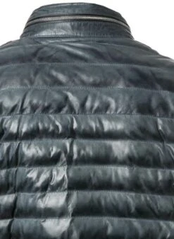 MILESTONE Lederjacke MS-Malik, Lammnappa, Blaugrün -Milestone Shop 415252 norm4