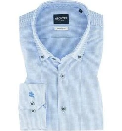 Daniel Hechter Hemd, Modern Fit, Baumwolle, Himmelblau Kariert