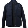 Hackett Jacke, Baumwolle Wattiert, Navy Meliert 1 Hackett Jacke, Baumwolle Wattiert, Navy Meliert -Milestone Shop 415569 norm