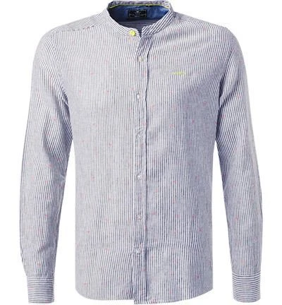 Hemd, Leinen, Hellblau-weiß 3 Hemd, Leinen, Hellblau-weiß