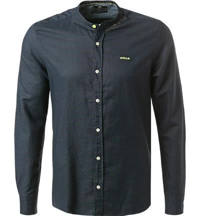 Hemd, Leinen, Navy 3 Hemd, Leinen, Navy