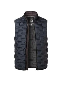 MILESTONE Steppweste MS Malcom, Mikrofaser Sorona®, Nachtblau