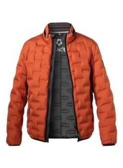 MILESTONE Daunenjacke MS Salvio, Mikrofaser, Orange
