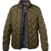 MILESTONE Daunenjacke MS Salvio, Mikrofaser, Khaki -Milestone Shop 415872 norm