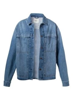 Pepe Jeans Jeansjacke, Baumwolle, Jeansblau