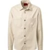 Hugo Overshirt, Baumwolle, Creme -Milestone Shop 416032 norm