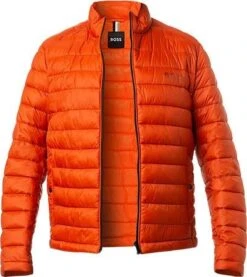 Steppjacke, Mikrofaser, Dunkelorange