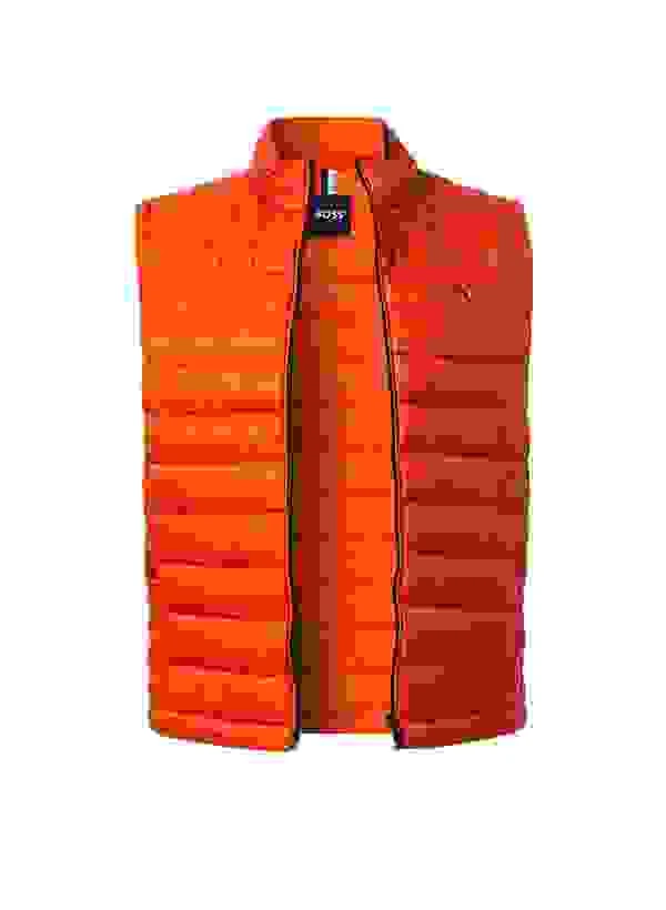 Steppweste, Mikrofaser, Orange 6 Steppweste, Mikrofaser, Orange – Bild 4