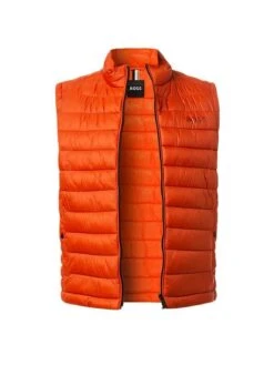 Steppweste, Mikrofaser, Orange