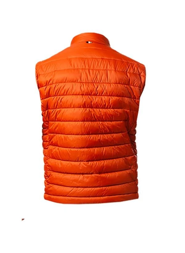 Steppweste, Mikrofaser, Orange 5 Steppweste, Mikrofaser, Orange – Bild 3