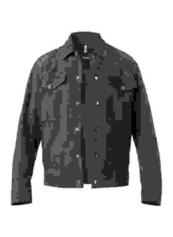 Lederjacke, Ziegenvelours, Dunkelblau -Milestone Shop 416094 norm 1