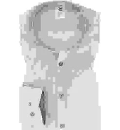 Pure Hemd, Slim Fit, Baumwoll-Stretch, Hellgrün Gemustert -Milestone Shop 416272 norm 1