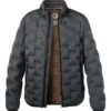 MILESTONE Daunenjacke MS Salvio, Mikrofaser, Dunkelgrau -Milestone Shop 416358 norm
