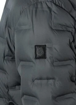 MILESTONE Daunenjacke MS Salvio, Mikrofaser, Dunkelgrau -Milestone Shop 416358 norm5