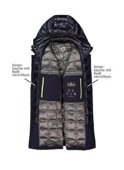 MILESTONE Jacke MS Moreno, Mikrofaser Wasserabweisend, Dunkelblau -Milestone Shop 416447 norm3