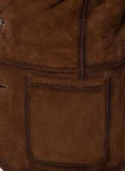 MILESTONE Lederjacke MSRockford, Ziegenvelours, Tabak -Milestone Shop 416464 norm4