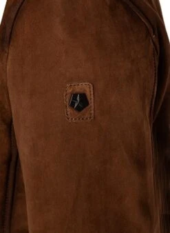 MILESTONE Lederjacke MSRockford, Ziegenvelours, Tabak -Milestone Shop 416464 norm5