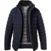 MILESTONE Steppjacke MS Baxtor, Mikrofaser Atmungsaktiv, Dunkelblau -Milestone Shop 416479 norm