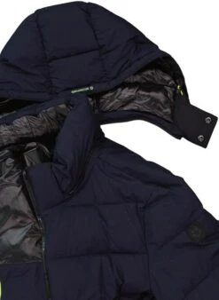 MILESTONE Steppjacke MS Kyle, Mikrofaser Wasserabweisend, Dunkelblau -Milestone Shop 416482 norm4