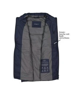 Hackett Steppweste, Mikrofaser, Navy -Milestone Shop 416721 norm3