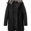 PEUTEREY Daunenparka Kasa, Baumwolle Echtfellkragen, Schwarz -Milestone Shop 416811 norm