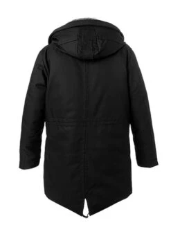 PEUTEREY Daunenparka Kasa, Baumwolle Echtfellkragen, Schwarz -Milestone Shop 416811 norm2