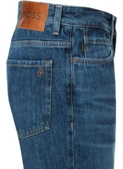 BOSS ORANGE Jeans Maine, Regular Fit, Baumwoll-Stretch, Mittelblau -Milestone Shop 417011 norm3
