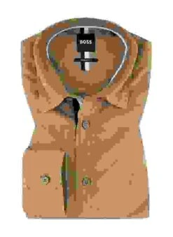 Hemd, Relaxed Fit, Baumwolle, Mittelbeige -Milestone Shop 417048 norm 1