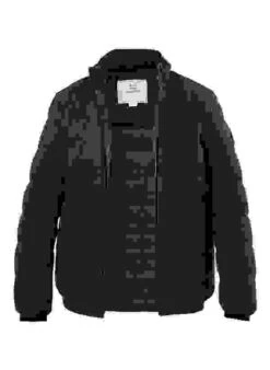 Woolrich Daunenjacke, Mikrofaser, Dunkelbau 9 Woolrich Daunenjacke, Mikrofaser, Dunkelbau -Milestone Shop 417075 norm 1