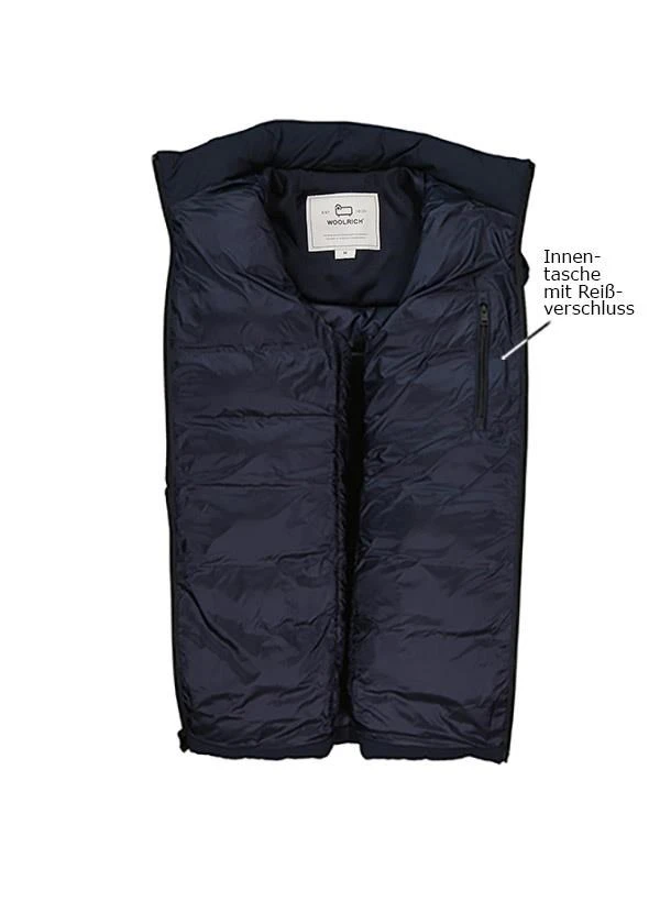 Woolrich Daunenjacke, Mikrofaser, Dunkelbau 5 Woolrich Daunenjacke, Mikrofaser, Dunkelbau – Bild 3