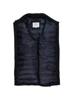 Woolrich Jacke, Wolle, Daunen Gefüttert, Nachtblau -Milestone Shop 417078 norm3