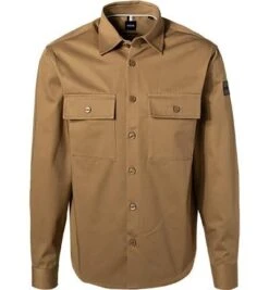 Overshirt, Baumwolle, Beige