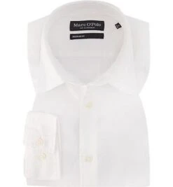 Marc O'Polo Hemd, Regular Fit, Bio Baumwolle, Weiß