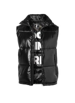 SAVE THE DUCK Steppweste, Mikrofaser PLUMTECH®, Schwarz