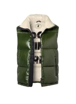 SAVE THE DUCK Steppweste, Mikrofaser PLUMTECH®, Grün