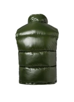 SAVE THE DUCK Steppweste, Mikrofaser PLUMTECH®, Grün -Milestone Shop 417467 norm2