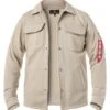 Alpha Industries Overshirt, Baumwolle, Sand -Milestone Shop 417545 norm