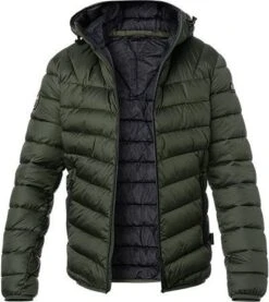 Napapijri Steppjacke, Regular Fit, Mikrofaser, Oliv