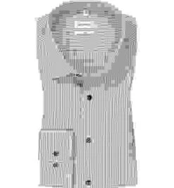 Seidensticker Hemd, Slim Fit, Baumwolle, Grau Kariert -Milestone Shop 417674 norm 1